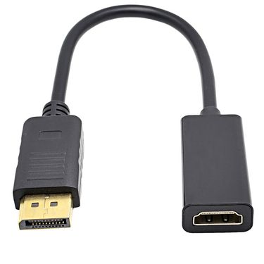 Original For HP/DELL Laptop PC Male To Female DP to HDMI Cable Display Port to 1080P HDMI Adapter Converter_voghion.com