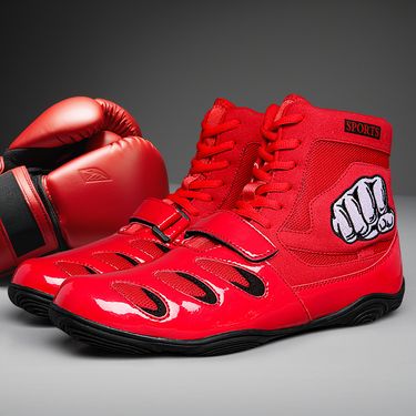 Boxing Shoes, Men's And Women's Training Shoes, Gym Shoes, Squats, Deadlifts, Fighting, Taekwondo, Professional Fighting Shoes, Wrestling Shoes_voghion.com