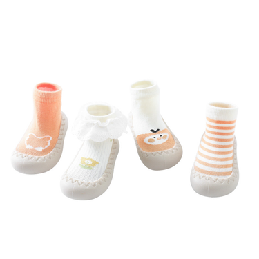 Kids'socks Rubber soled non-slip newborn toddler shoes Children's socks men's and women's floor shoes_voghion.com