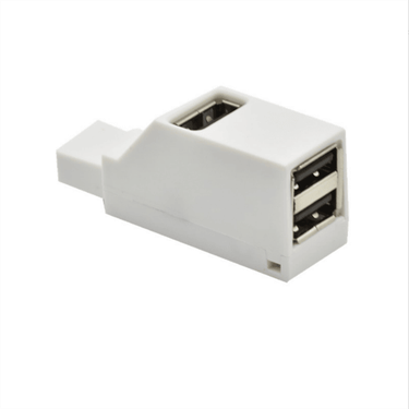 Mini Portable Aluminum Alloy USB 3.0 3-Port Splitter Inline USB HUB Expansion Hub_voghion.com