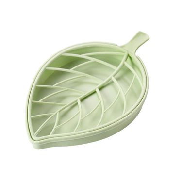 10Pcs Free Shipping Leaf Shape Soap Holder Non Slip Soap Stand Case Box Toilet Shower Tray Draining Rack Bathroom Gadgets Soap Dish_voghion.com