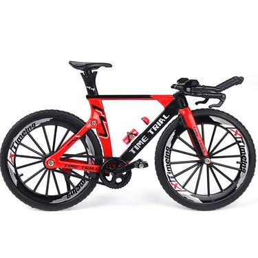 New TT Chronograph Racing Simulation Bicycle Model Metal Home Gift Ornament Mini Bicycle Collection_voghion.com