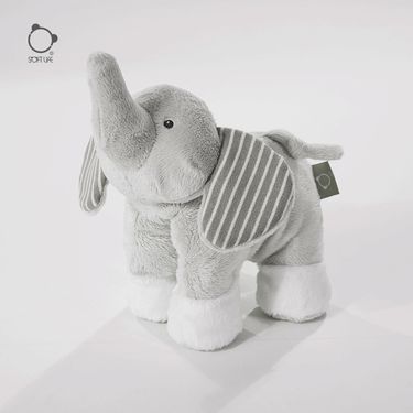 Soft Life Gray Elephant Doll Children's Plush Toy Can Be Unfolded New Product_voghion.com
