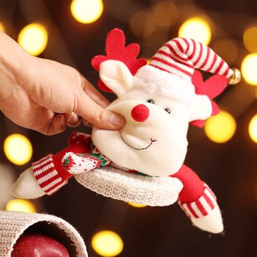 Christmas Gift Box Christmas Eve Gift Kidsren's Gift Candy Jar Handmade Snowman Elk Gift Bag_voghion.com