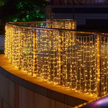 Waterproof Outdoor LED Christmas Lights String, 10M 100LEDs Plug-in Fairy Lights With End Connector, Warm White/Cool White/Multi-Color_voghion.com