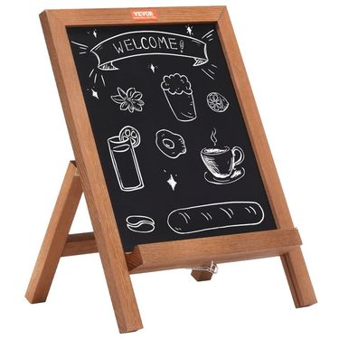 Board Wooden Vintage Framed Memo Signs Board Tabletop Magnetic Chalks Sign B Message Rustic Freestanding Chalkboard Chalk With_voghion.com
