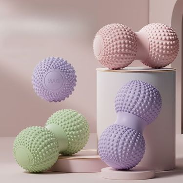 Fascia Peanut Foot Sole Massage Waist Back Hip Muscle Relaxation Shoulder Neck Membrane Yoga Fitness Ball_voghion.com