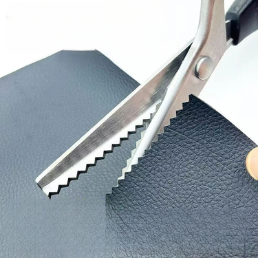 Lace Overlock Tailor Large Wave Pattern Fabric Fancy Triangle Serrated Handmade Thread Removal Scissors_voghion.com