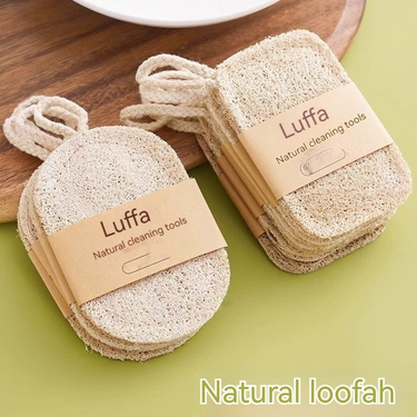 Silk gourd brush pot for washing dishes, 100% clean cloth, melon pulp, natural household thickened oil sponge cleaning_voghion.com