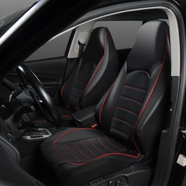 General Motors seat cover one-piece PU leather double front seat cushion cover_voghion.com