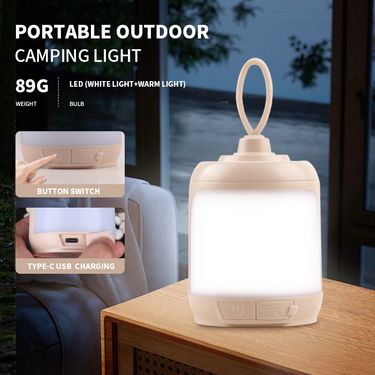 mini outdoor camping lamp atmosphere lamp USB charging LED super bright lighting tent lamp portable table lamp_voghion.com