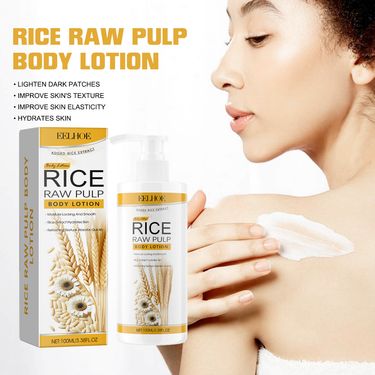 EELHOE Rice Extract Moisturizing Body Lotion, Neck And Armpit Joints, Smooth And Nourishing Skin Moisturizing Lotion_voghion.com