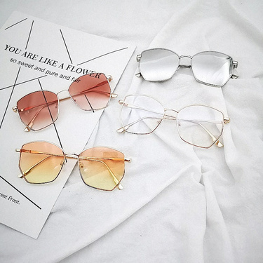 Mother&Kids Sunglasses Polygon Boys & Girls sunglasses Street catwalk baby glasses tidal UV protection_voghion.com