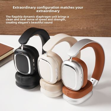 K8 Metal Headset Bluetooth Headset HIFI Stereo Heavy Bass Wireless Sports Headset_voghion.com