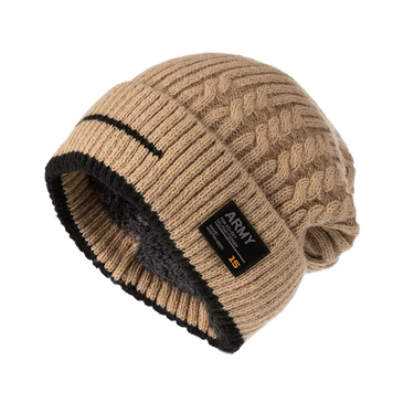 2023 for Men Knitted Hat Winter Cap Beanie Women Thick Bonnet Hats Skullies_voghion.com