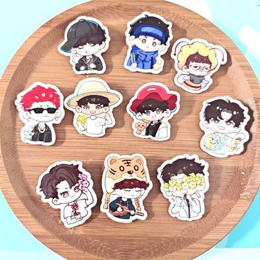 Ten Diligent Days Of Farming Peripheral Brooch Badge Jiang Guo Hao School Bag Decoration Cute High-Value Creative_voghion.com