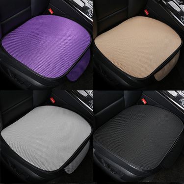 Summer ventilation Ice Silk small three-piece car cushion without backrest single piece three-piece set cool mat car supplies wholesale_voghion.com