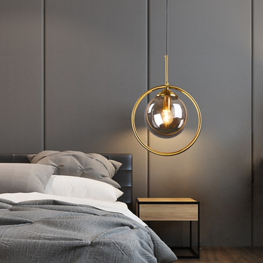 Modern Lights Bedroom Pendant Indoor Home Decor Lustre LED Glass Lamphade Kitchen Hanging Lamp Dining Room Lighting_voghion.com