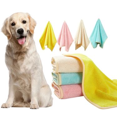 Guangying Pet Bath Towel Fine Workmanship Super Absorbent Fiber Pet Dog Bath Towel For Puppy_voghion.com