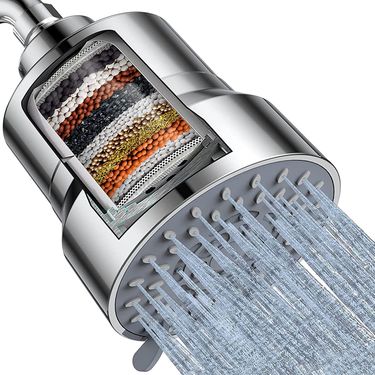 3-Mode Shower Filter - 15-Stage Hard Water Treatment With Chlorine Removal_voghion.com