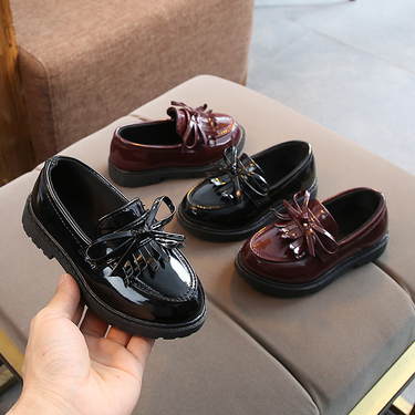 Child's shoes Children's leather shoes Students show shoes Retro girls patent leather single shoes show children's shoes girls single shoes_voghion.com