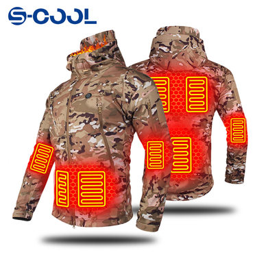 Heated Jacket Winter Hooded Jacket Men Women 7 Zone USB Electric Heating Thermostatic Camping Hiking Fishing Warm Jacket_voghion.com