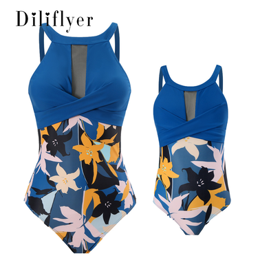 Mother & Kids 2024 new women's conservative one-piece swimsuit European and American swimwear manufacturers spot wholesale_voghion.com