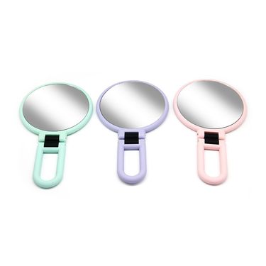 Makeup Mirror Hand Mirror 2/5/10/15X Magnifying Portable Folding Double Sided Round Shape Vanity Mirror Compact Round Mirror_voghion.com