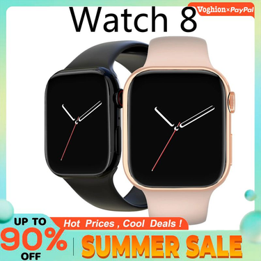 2023 Smart Women Series 2.0 " Screen Bluetooth Call Heart Rate Blood Pressure Men Smartwatch for Apple IWO Watch 8_voghion.com