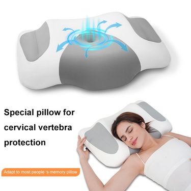 Cervical Pillow For Neck And Shoulder,Contour Memory Foam Pillow,Ergonomic Neck Support Pillow For Side Back Stomach Sleepers With Pillowcase_voghion.com