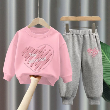 Se 2023 Casual Spors Children's Sweaer Girls' Auumn Clohing Fashionable Two Piece_voghion.com