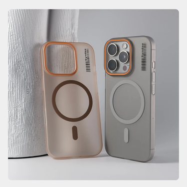 Ultra Thin Candy Color Wireless Charging Phone Case For Iphone 16 14 15 13 12 11 Pro Max Translucent Hard PC_voghion.com