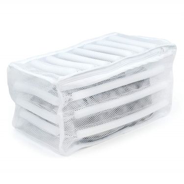 Padded Net Wash Bag Trainer Shoes Protector Washing Machine Friendly Laundry Bag Drying Bag Closet Laundry Organizer Bags_voghion.com