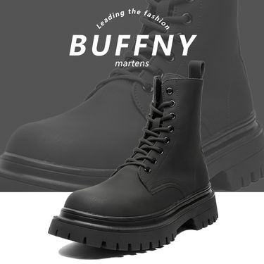 Lace-up Short Boots Retro Locomotive Tooling Boots Martin Boots Men_voghion.com