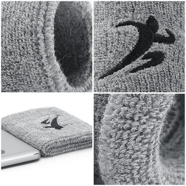 Leiqi Sports Guard Men's Women's Running Fitness Tennis Badminton Towel Breathable and Sweat-absorbing High Elastic_voghion.com