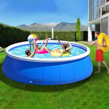 Inflatable Swimming Pool305*76 Butterfly Inflatable Coil Mesh Pool_voghion.com