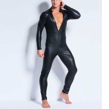 men's stretch jumpsuit tight stage performance clothing performance clothing men_voghion.com