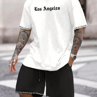 Men's Clothing Short Sleeved Shorts Summer Thin Quick Drying Versatile Breathable Suit_voghion.com