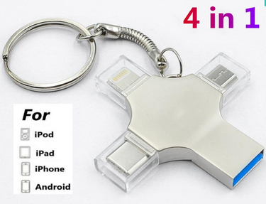 Mobile Phone 4-in-1 Compatible With Android OTG Cross-Border E-commerce USB Flash Drive 1TB 2TB_voghion.com