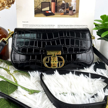 Women's Bags crocodile pattern baby girl early spring new single messenger urious underarm chain bag_voghion.com