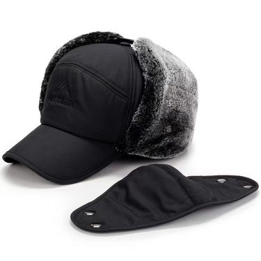 Trapper Hats Lei Feng hat mask men's winter middle-aged and elderly cotton hat outdoor ear protection cycling hat winter ski plus velvet warm hat_voghion.com