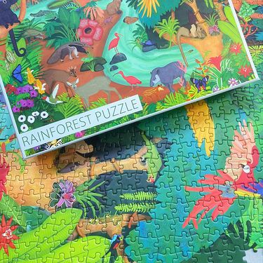 Puzzles Velvet Fine Glitter Adult 1000 Pieces Puzzle Nezha Magnetic Blue Card Puzzle_voghion.com