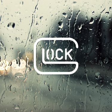 personality fashion creative stickers GLOCK English letters car stickers pattern_voghion.com