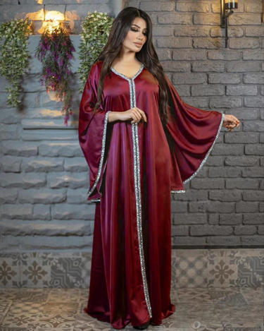 Women's abaya robe Muslim fashion hot diamond _voghion.com