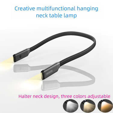 LED Smart Rechargeable Neck Hanging Portable Head-mounted Lighting Light For Reading_voghion.com