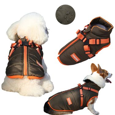 Winter Waterproof Coats Warm Jacket Small And Medium Dogs, Soft Down Clothing Puppies, Costumes For Chihuahuas, French By PawParty Store_voghion.com