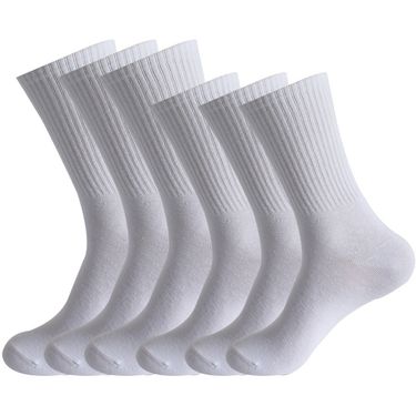 Calf socks High elastic fall winter mid-tube socks men's and women's solid color cotton socks running socks size_voghion.com