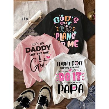 Kid's Clothing Children's Clothing Short Sleeved T Shirts For Medium And Large Boys And Girls Tops_voghion.com