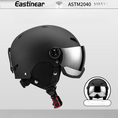 2023 Cross-Border Adult Thermal With Goggles Outdoor Sports Protective Ski Helmet Gear_voghion.com