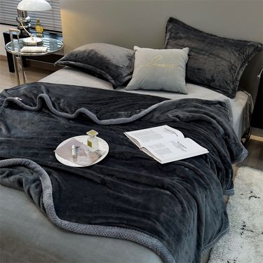 Super Soft Flannel Nap Leisure Blanket Single Double Nordic Milky Velvet Multifunctional Air Conditioning Blanket_voghion.com